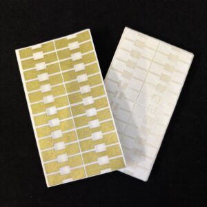 Square Dumbbells self-adhesive stickers, labels for jewellery displays